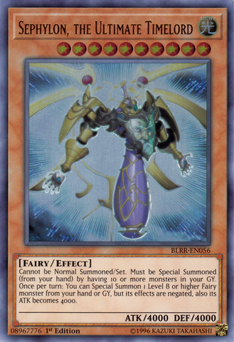 Sephylon, the Ultimate Timelord [BLRR-EN056] Ultra Rare