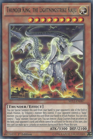 Thunder King, the Lightningstrike Kaiju [SHVI-EN087] Rare