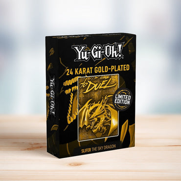 Yu-Gi-Oh! - Limited Edition 24K Gold Plated God Card Slifer The Sky Dragon