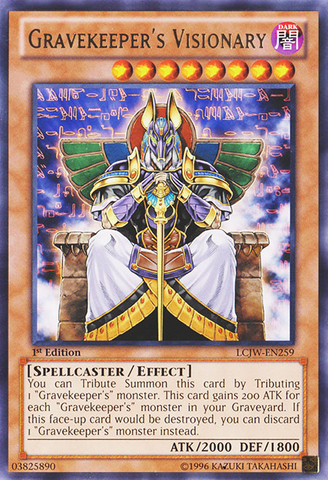 Gravekeeper's Visionary [LCJW-EN259] Rare