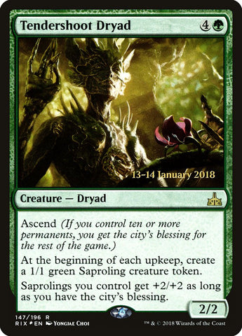 Tendershoot Dryad [Rivals of Ixalan Prerelease Promos]