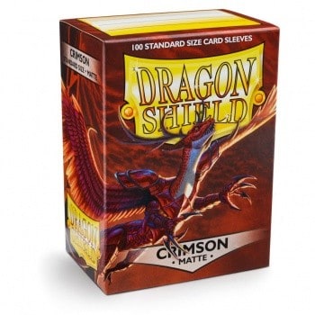 Dragon Shield Standard Matte Sleeves - Crimson