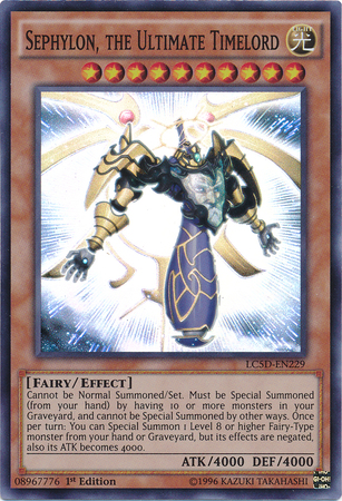 Sephylon, the Ultimate Timelord [LC5D-EN229] Super Rare