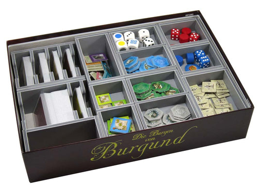 Castles of Burgundy Compatible Board Game Organiser Insert