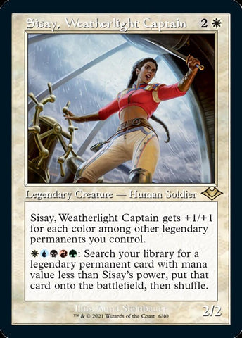 Sisay, Weatherlight Captain (Retro Foil Etched) [Modern Horizons 2]