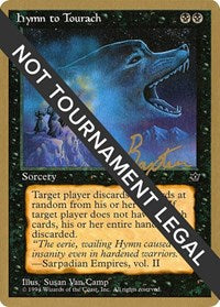 Hymn to Tourach (Wolf) - 1996 George Baxter (FEM) [World Championship Decks]