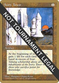 Ivory Tower - 1996 Mark Justice (4ED) [World Championship Decks]