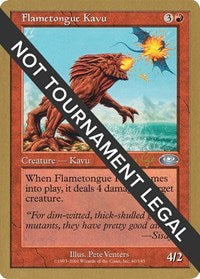 Flametongue Kavu - 2001 Tom van de Logt (PLS) [World Championship Decks]