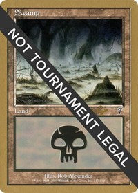 Swamp (347) - 2001 Tom van de Logt (7ED) [World Championship Decks 2001]