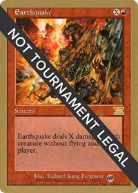 Earthquake - 1999 Kai Budde (6ED) (SB) [World Championship Decks 1999]