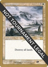 Armageddon - 2000 Nicolas Labarre (6ED) (SB) [World Championship Decks 2000]