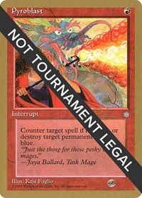 Pyroblast - 1998 Ben Rubin (ICE) (SB) [World Championship Decks]