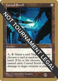 Cursed Scroll - 1998 Brian Hacker (TMP) (SB) [World Championship Decks]