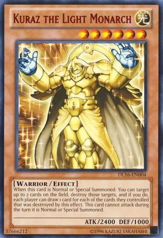 Kuraz the Light Monarch (Red) [DL16-EN004] Rare