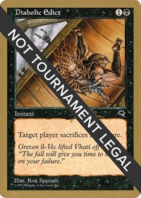 Diabolic Edict - 1999 Jakub Slemr (TMP) [World Championship Decks]