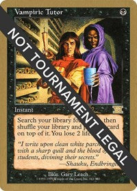 Vampiric Tutor - 1999 Jakub Slemr (6ED) [World Championship Decks 1999]