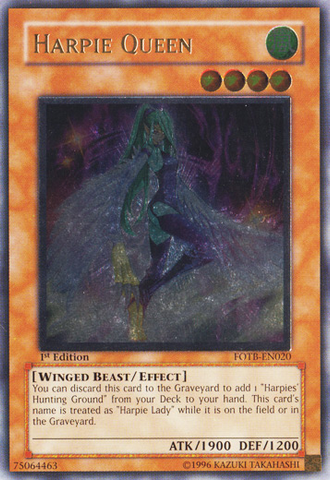 Harpie Queen [FOTB-EN020] Ultimate Rare