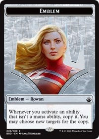 Emblem - Rowan [Battlebond Tokens]