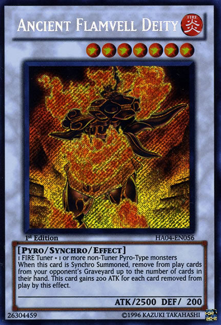 Ancient Flamvell Deity [HA04-EN056] Secret Rare