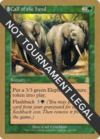 Call of the Herd - 2002 Brian Kibler (7ED) [World Championship Decks 2002]