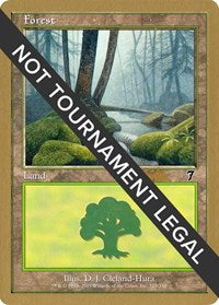 Forest (328) - 2002 Brian Kibler (7ED) [World Championship Decks]