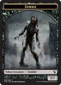 Zombie // Shapeshifter Double-sided Token [Commander 2018]