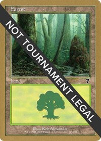 Forest (329) - 2002 Raphael Levy (7ED) [World Championship Decks]