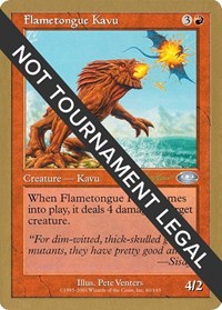 Flametongue Kavu - 2002 Sim Han How (PLS) [World Championship Decks]