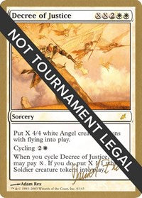 Decree of Justice - 2003 Daniel Zink (SCG) [World Championship Decks 2003]