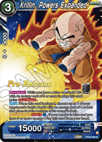 Krillin, Powers Expanded (BT20-036) [Power Absorbed Prerelease Promos]