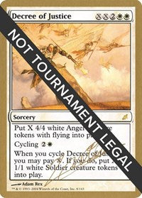 Decree of Justice - 2004 Julien Nuijten (SCG) [World Championship Decks 2004]