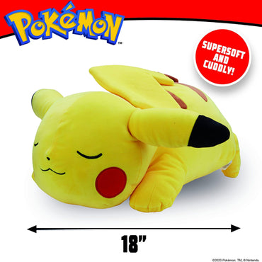 Pokemon - 18 Inch Sleeping Plush Pikachu
