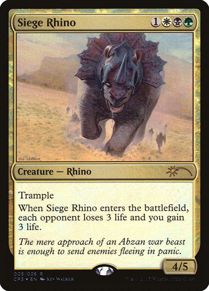 Siege Rhino [Magic Origins Clash Pack]