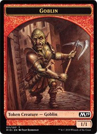 Goblin // Thopter Double-sided Token (Game Night) [Core Set 2019]