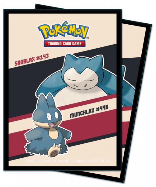 Ultra Pro Pokemon Snorlax & Munchlax 65ct Deck Protectors