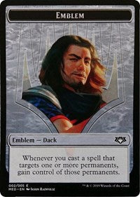 Emblem - Dack Fayden [Mythic Edition Tokens]