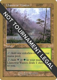 Llanowar Wastes - 2001 Jan Tomcani (APO) [World Championship Decks 2001]