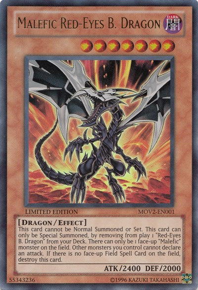 Malefic Red-Eyes B. Dragon [MOV2-EN001] Ultra Rare