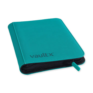 Vault X 4 Pocket eXo-Tec Zip Binder Ocean Blue