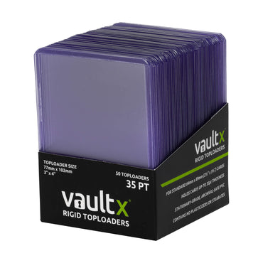 Vault X Rigid Toploaders 35pt (50 Pack)