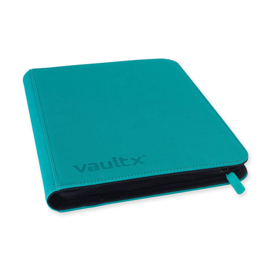 Vault X 9 Pocket eXo-Tec Zip Binder Ocean Blue