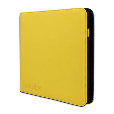 Vault X 12 Pocket eXo-Tec Zip Binder Sunrise Yellow