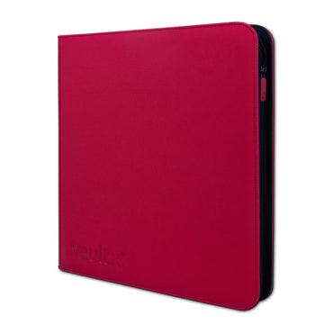 Vault X 12 Pocket eXo-Tec Zip Binder Fire Red