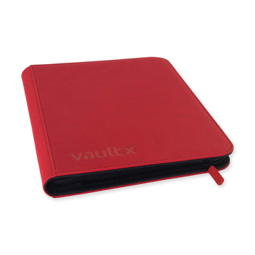 Vault X 9 Pocket eXo-Tec Zip Binder Fire Red
