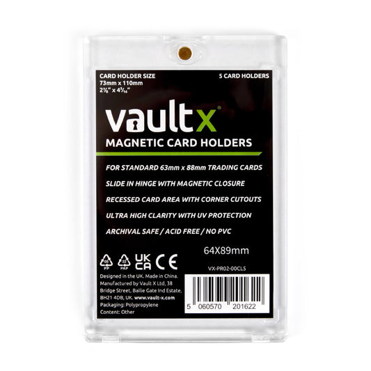 Vault X Magnetic Card Holders 35pt (5 Pack)