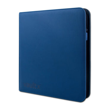Vault X 12 Pocket eXo-Tec Zip Binder Royal Blue