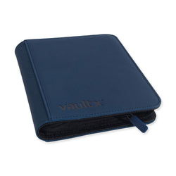 Vault X 4 Pocket eXo-Tec Zip Binder Royal Blue