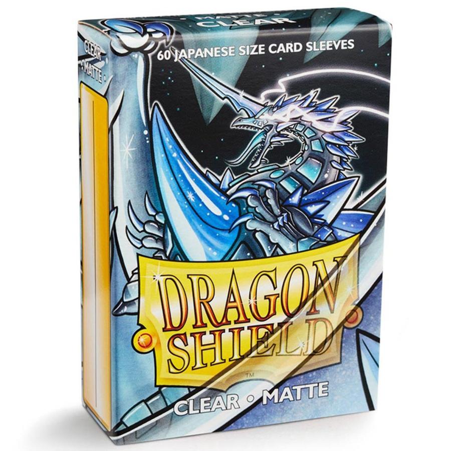 Dragon Shield 60 Japanese Size Matte Sleeves - Clear