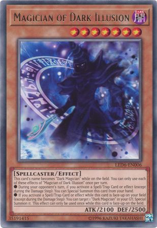 Magician of Dark Illusion [LED6-EN006] Rare