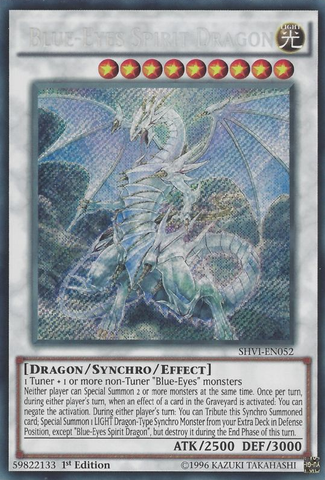 Blue-Eyes Spirit Dragon [SHVI-EN052] Secret Rare